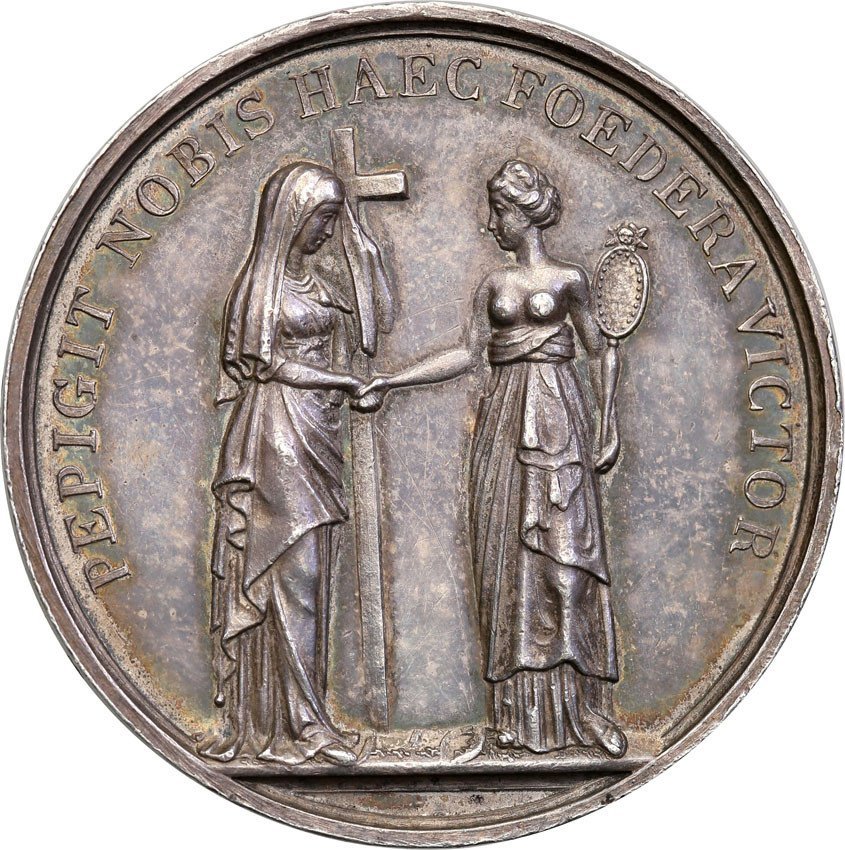 Szwecja. Medal na 200-lecie śmierci Gustawa Adolfa 1832, srebro